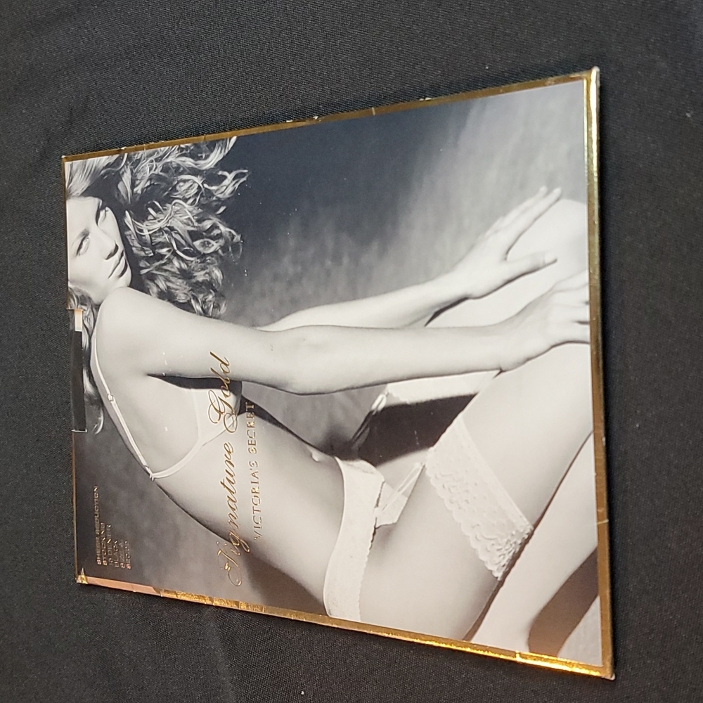 Victoria's secrets. Vintage sheer seduction stockings. One pair. Black size a